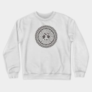 Celtic Tree of Life, grey, inverted Crewneck Sweatshirt